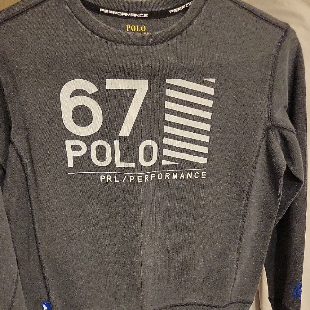 Polo Performance Gray Sweatshirt